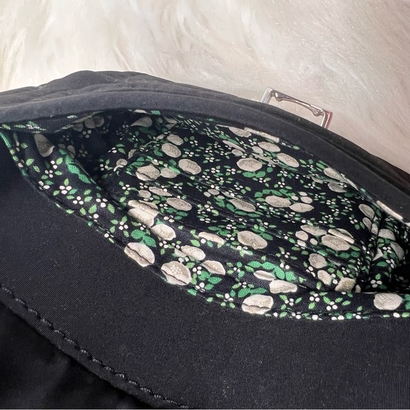 Vera Bradley Black floral quilted small wristlet purse - Picture 8 of 8